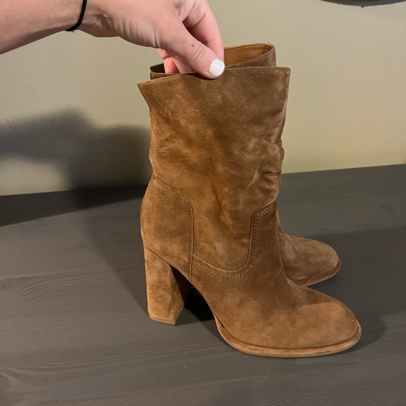 Steve Madden Vector Suede Slouch Boots - Picture 6 of 10